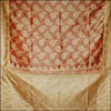 Light Mustard Fancy silk Saree with Kicha Alfi work (SSB-24) - Click here to View more details about this Product